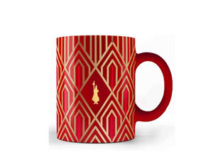 מג ביאלטי רד דקו גלמור BIALETTI Mug Red Deco Glamour